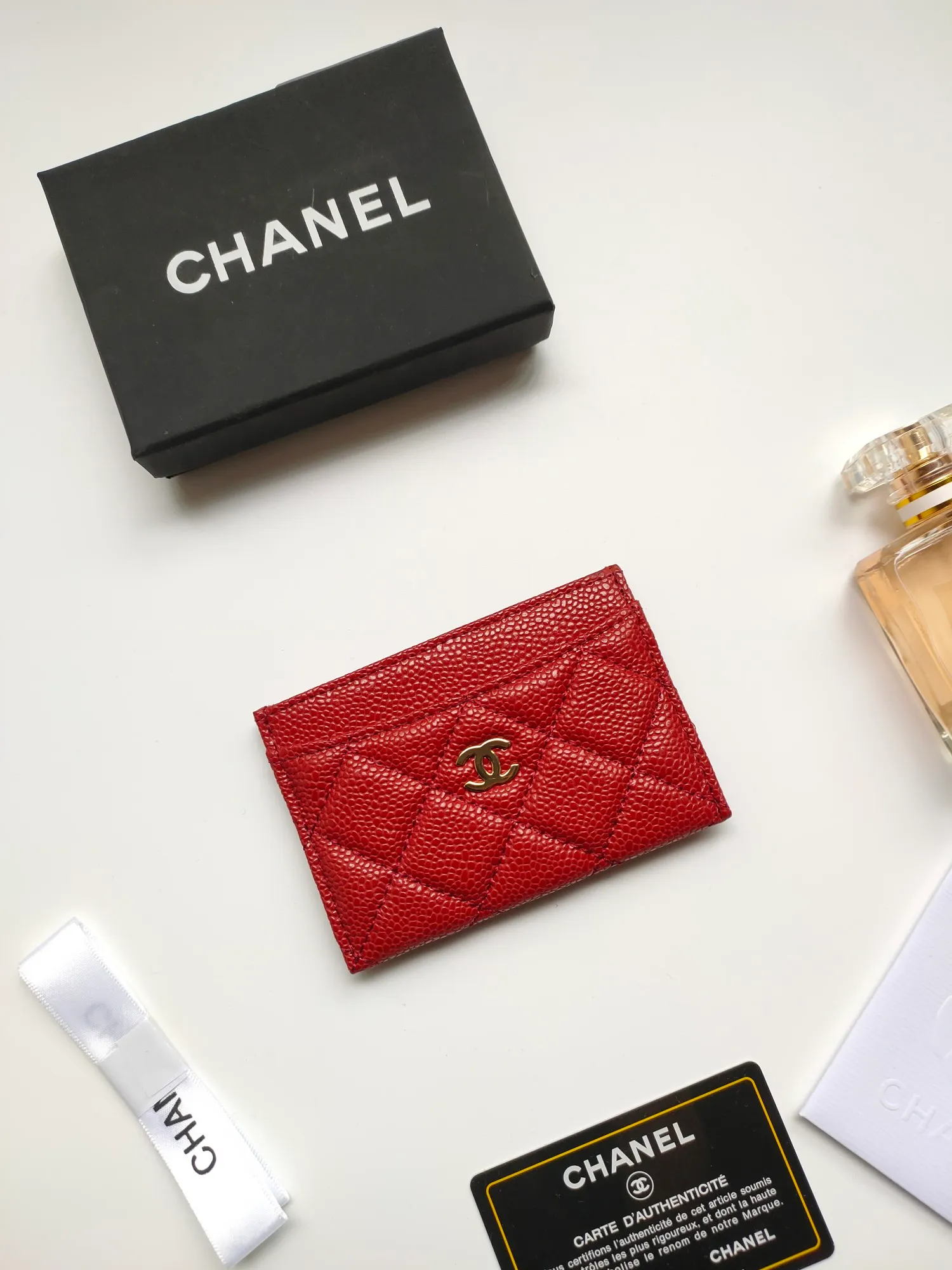 💰90 CHANEL Chanel counter card holder👍Model number: AP446 Size: 7.5×11.2×0.5cm Caviar cowhide on the outside + sheepskin on the inside + gold hardware😍😍Fine workmanship High-end quality [Rose] Complete accessories