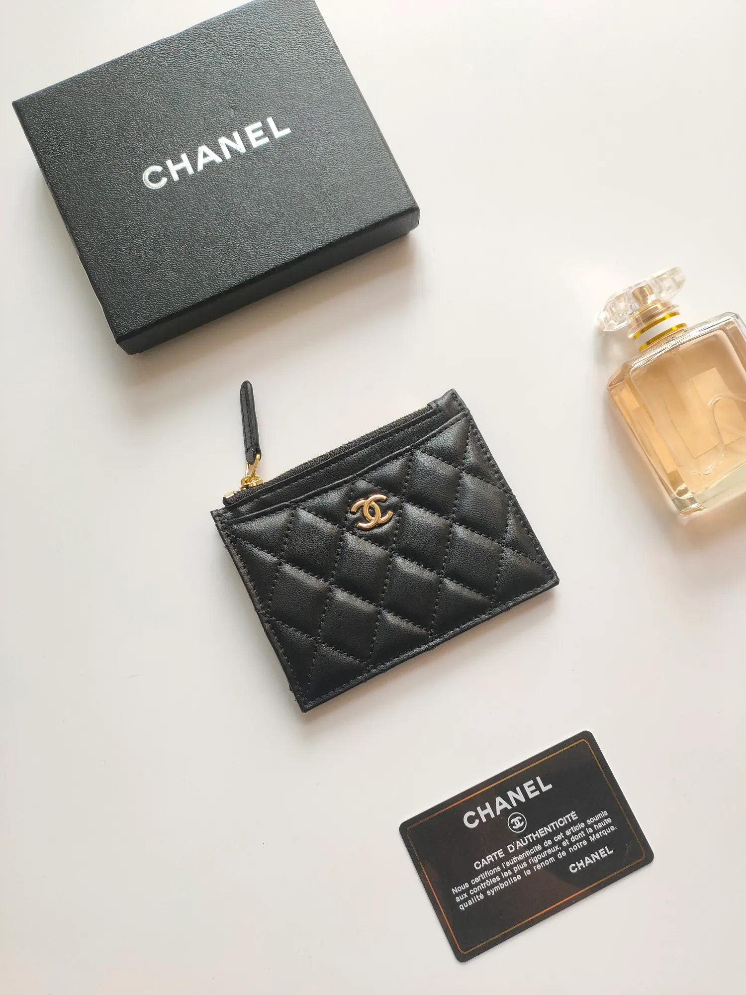 ￥110💰Chanel zipper card holder💦Model No. A84105 top leather hardware, exquisite details! Size:9x11.5cm