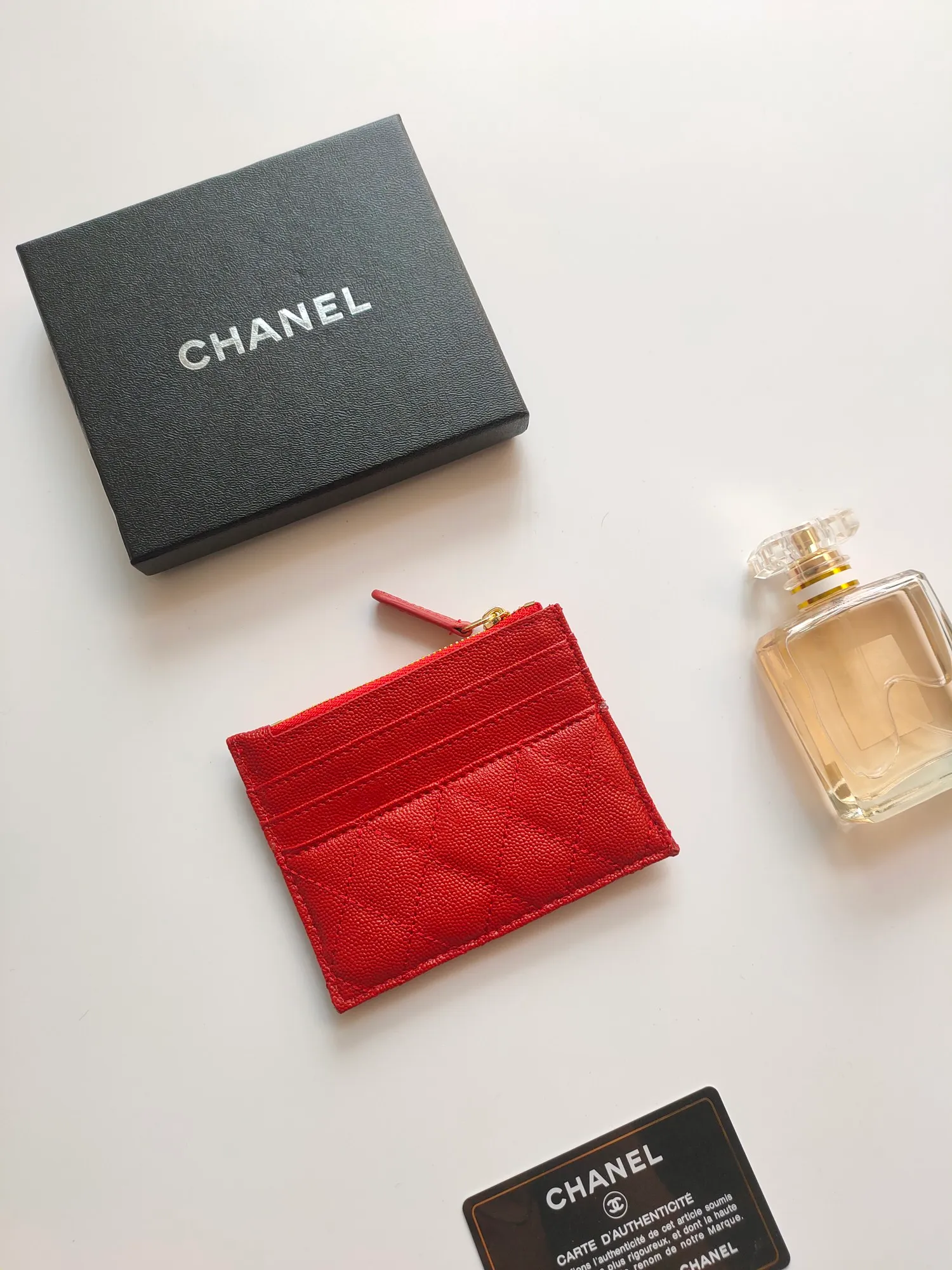 ￥110💰Chanel zipper card holder💦Model No. A84105 top leather hardware, exquisite details! Size:9x11.5cm