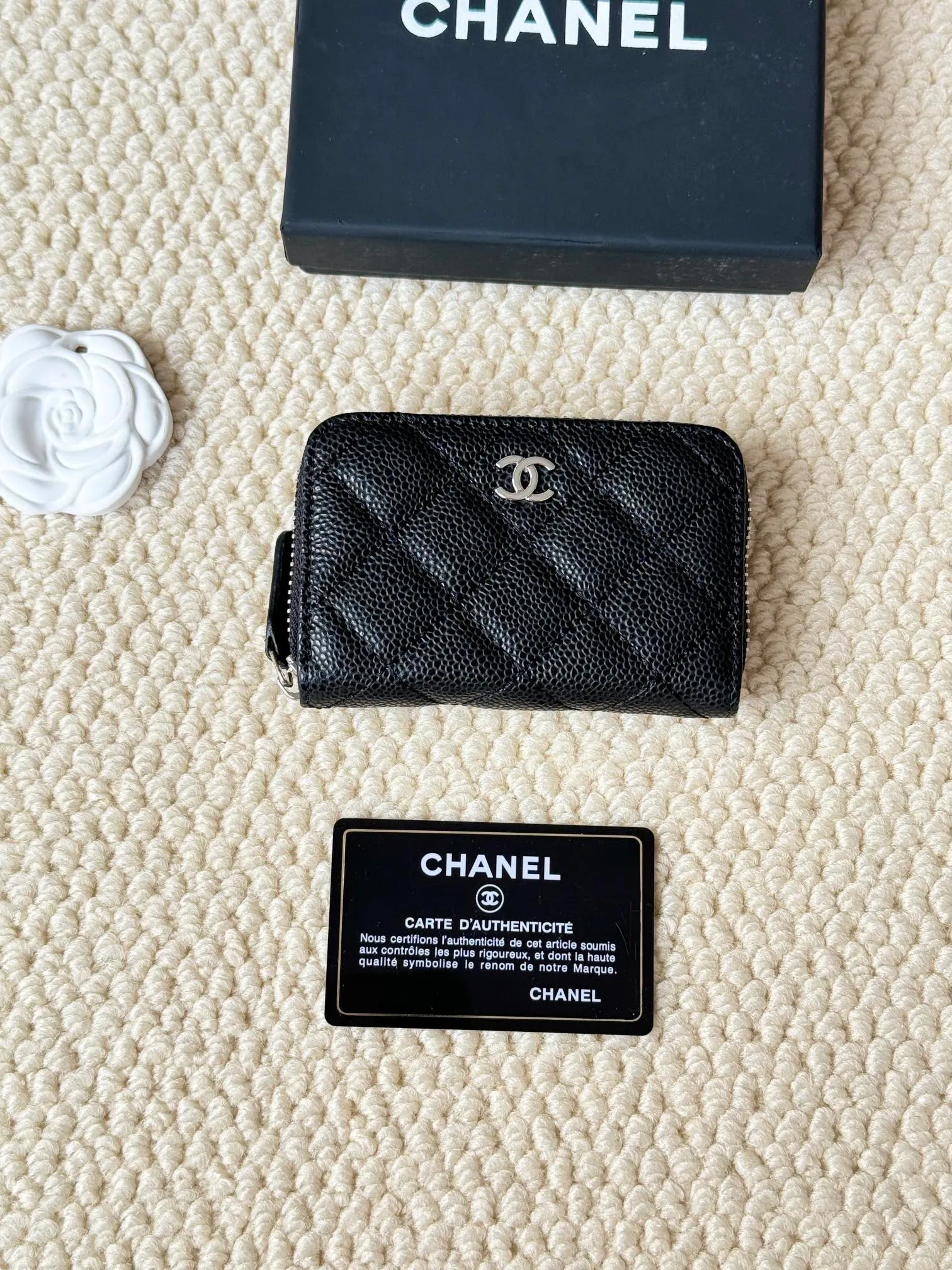 💰120 Style No.: AP462 Chanel Caviar Leather Series Chanel Card Holder ❤Coin Purse️❤️ Impeccable workmanship details, insisting on high quality Size: 10x9cm
