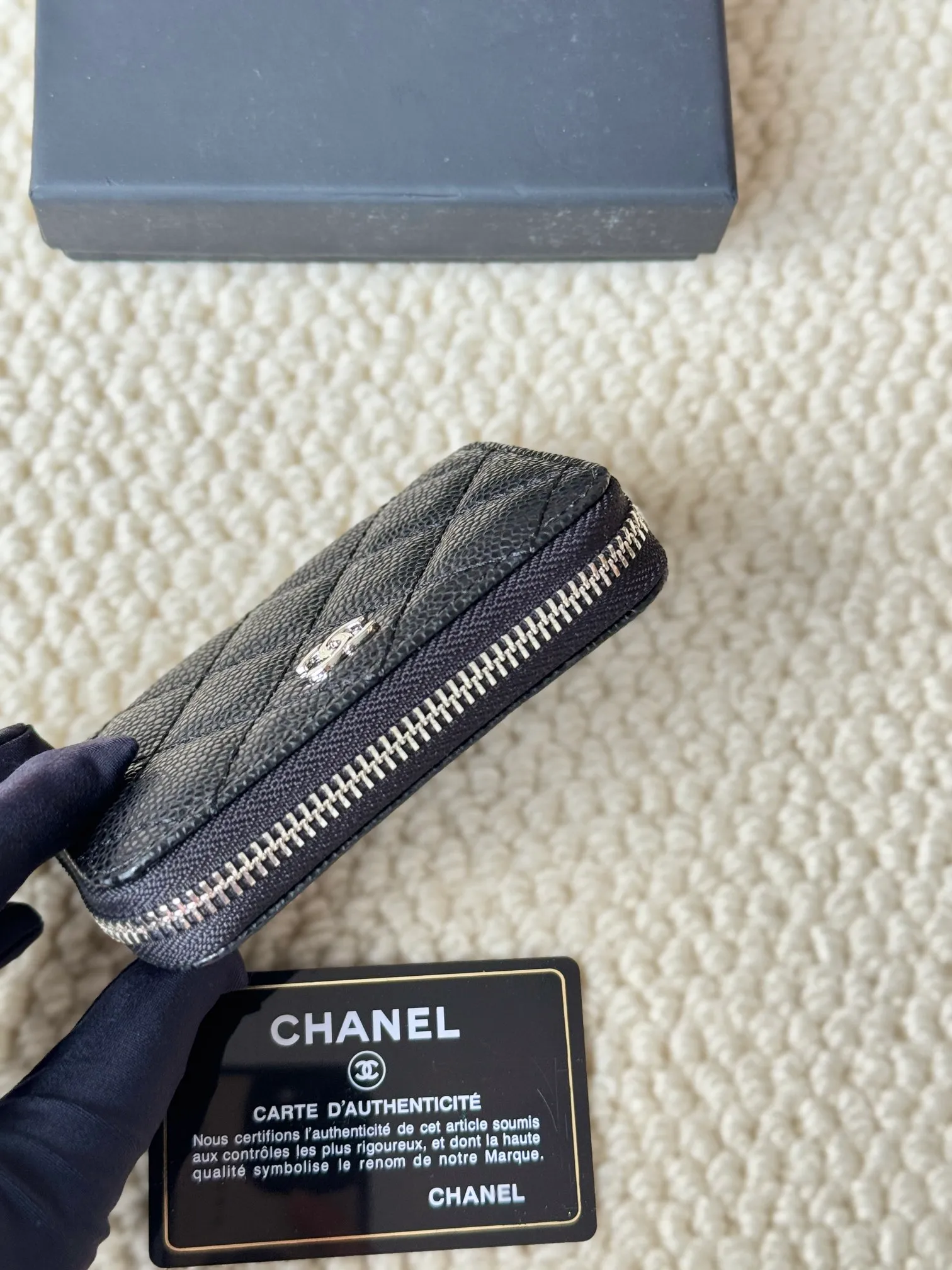 💰120 Style No.: AP462 Chanel Caviar Leather Series Chanel Card Holder ❤Coin Purse️❤️ Impeccable workmanship details, insisting on high quality Size: 10x9cm