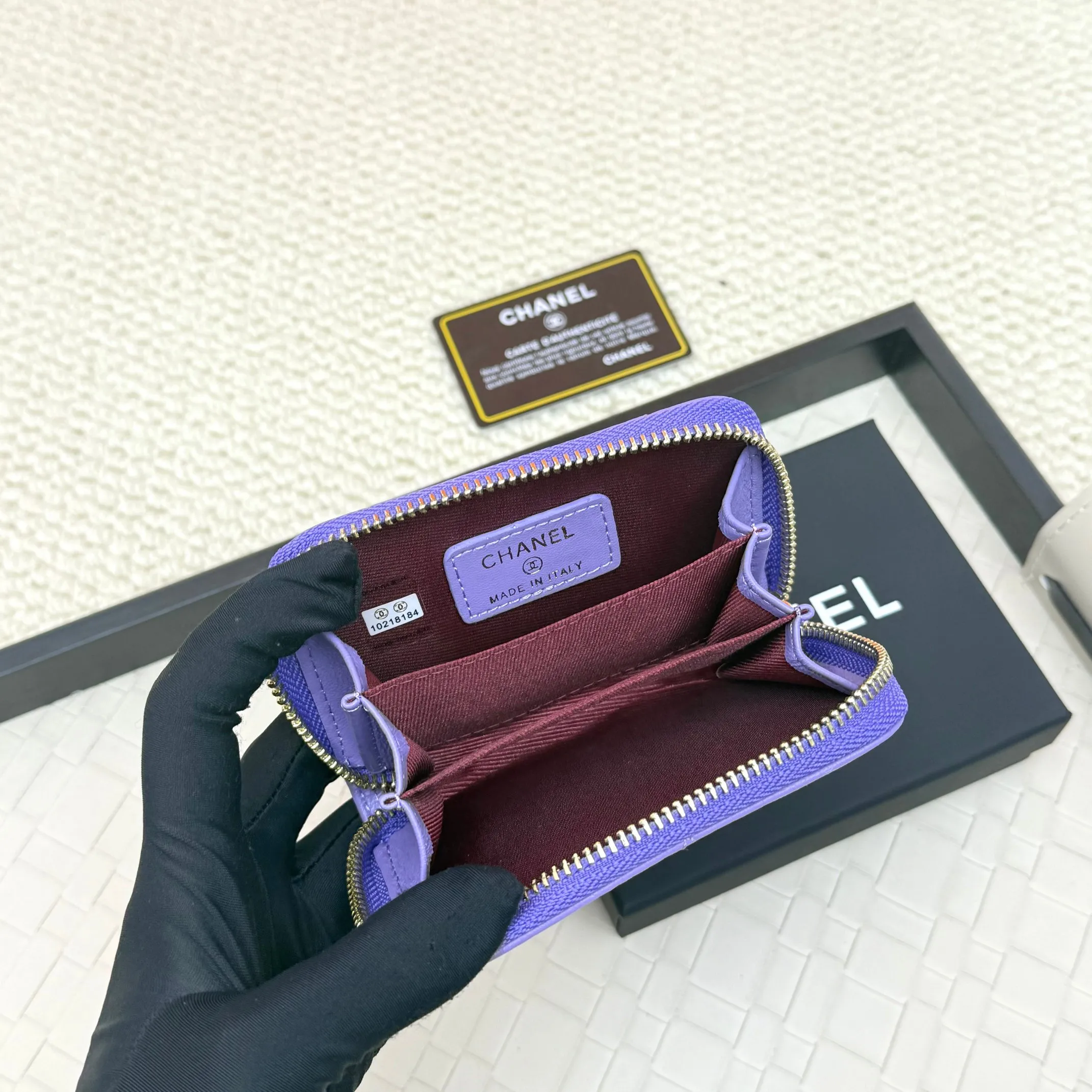 💰130Chanel card holder❤Coin purse️❤️Full leather inside and outside. Counter style. Impeccable workmanship details. Adhere to high quality. Style number: P1920 Size: 11.5x8cm