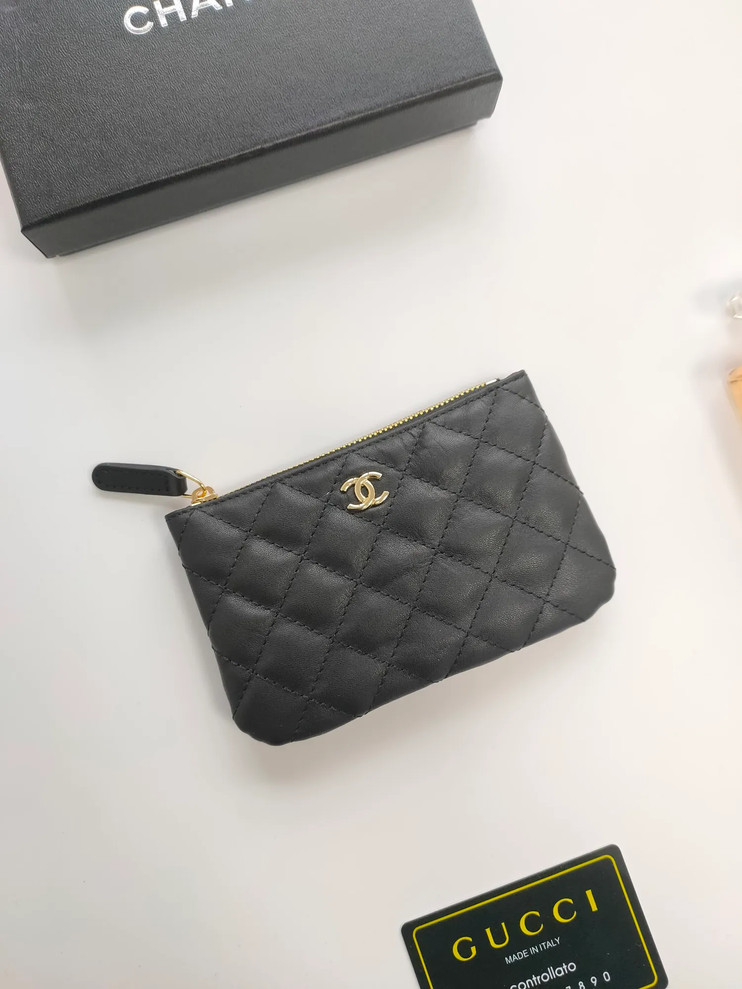 💰110💰CHANEL coin purse has arrived💦Model number A82365, leather hardware, exquisite details, complete package! Size 15*8.5cm