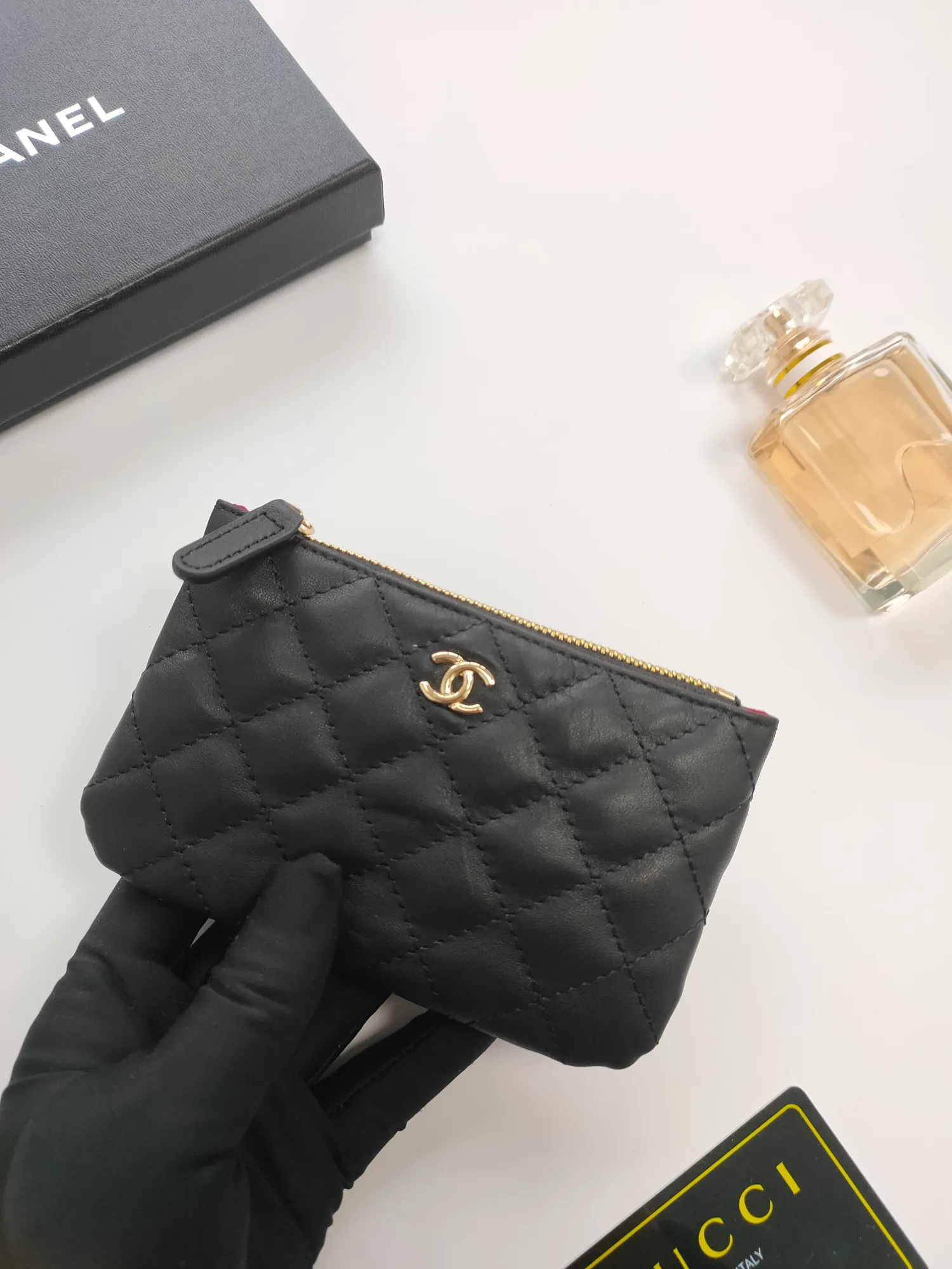 💰110💰CHANEL coin purse has arrived💦Model number A82365, leather hardware, exquisite details, complete package! Size 15*8.5cm