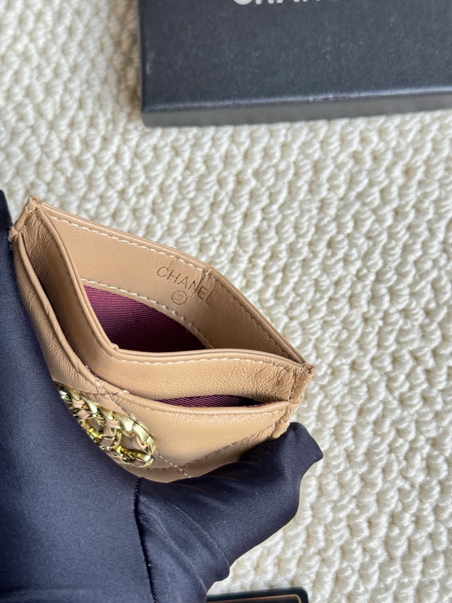 💰100 chanel classic sheepskin card bag Chanel counter new card holder👍 Model number: AP2364 Size: 7.5 × 11.2 × 0.5 cm 😍😍Fine workmanship and high-end quality
