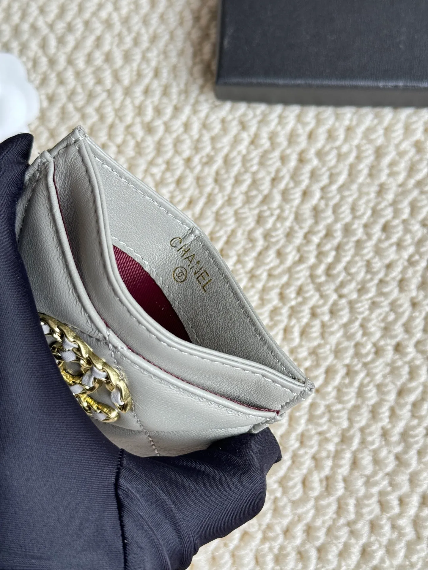 💰100 chanel classic sheepskin card bag Chanel counter new card holder👍 Model number: AP2364 Size: 7.5 × 11.2 × 0.5 cm 😍😍Fine workmanship and high-end quality