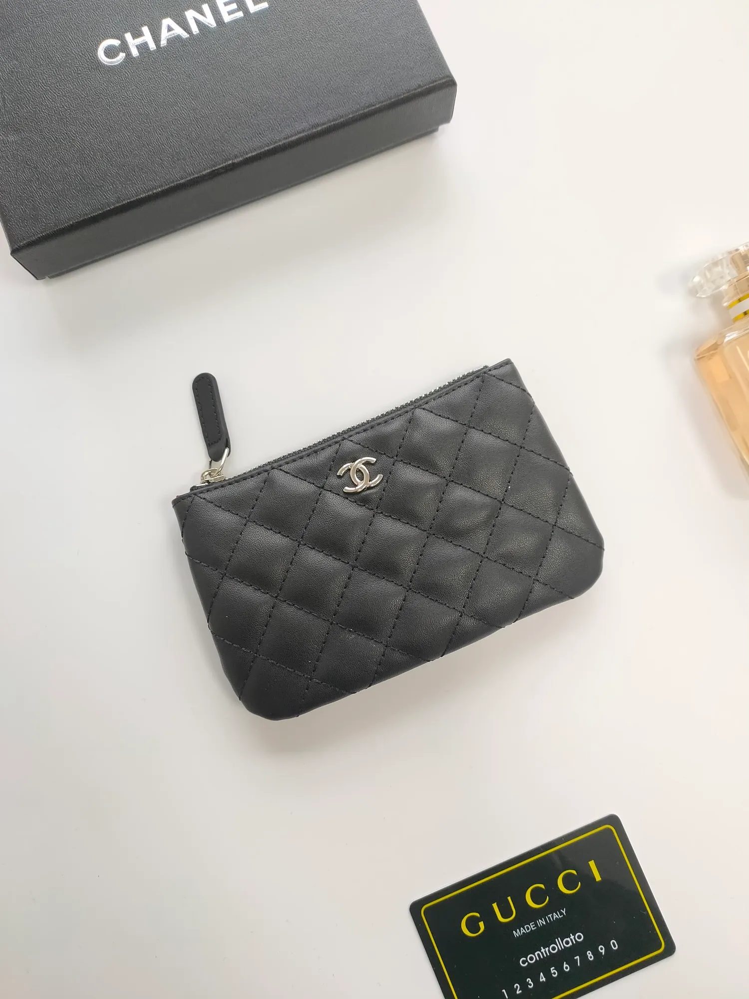 💰110💰CHANEL coin purse has arrived💦Model number A82365, leather hardware, exquisite details, complete package! Size 15*8.5cm