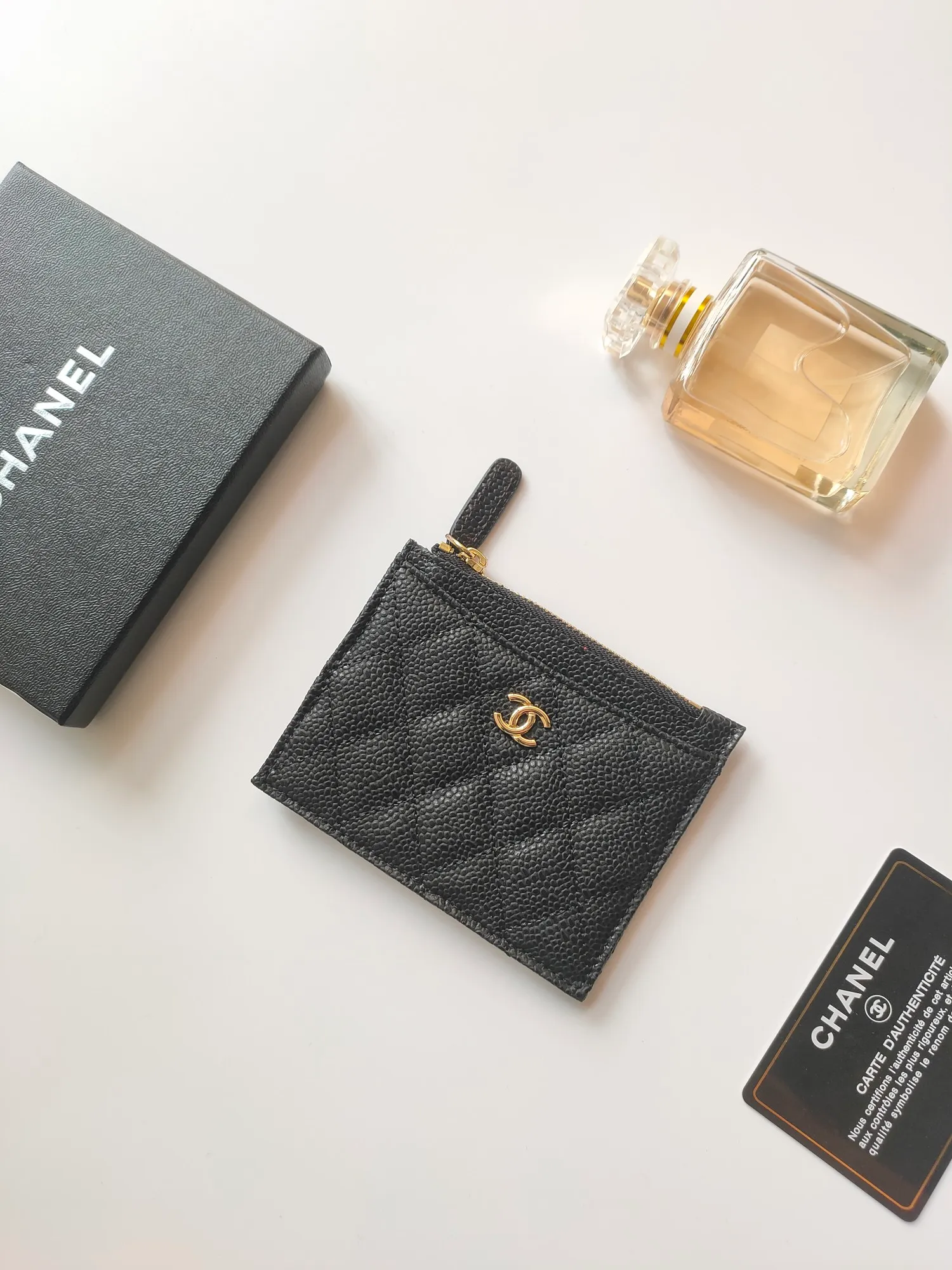 ￥110💰Chanel zipper card holder💦Model No. A84105 top leather hardware, exquisite details! Size:9x11.5cm