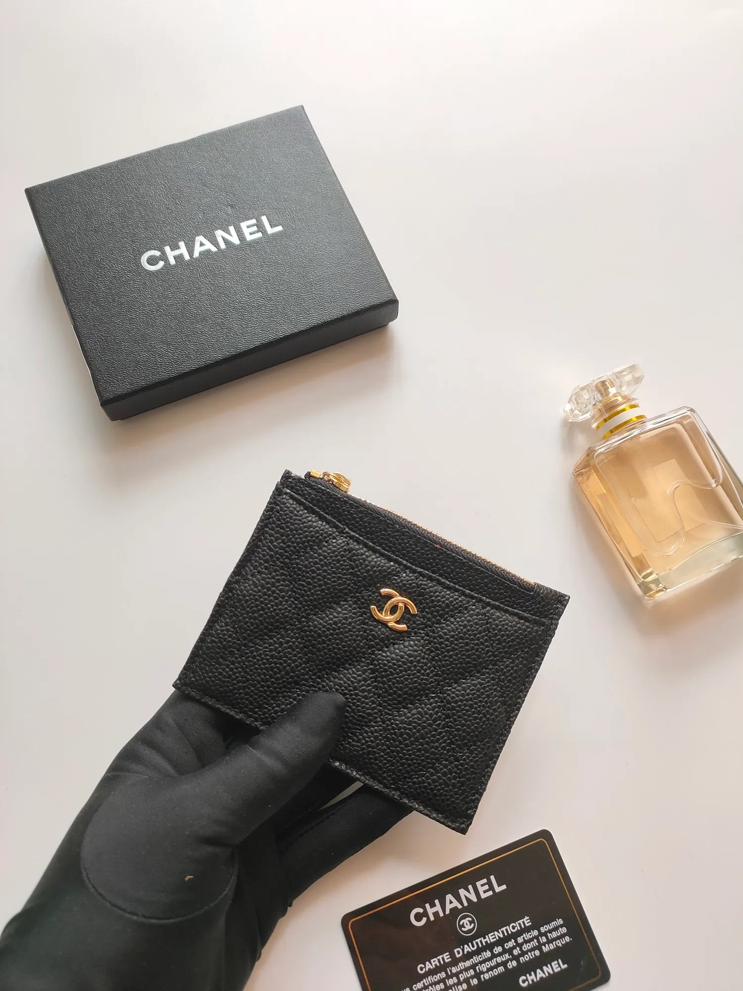 ￥110💰Chanel zipper card holder💦Model No. A84105 top leather hardware, exquisite details! Size:9x11.5cm