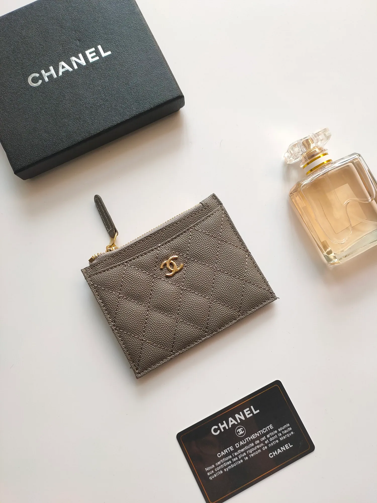 ￥110💰Chanel zipper card holder💦Model No. A84105 top leather hardware, exquisite details! Size:9x11.5cm