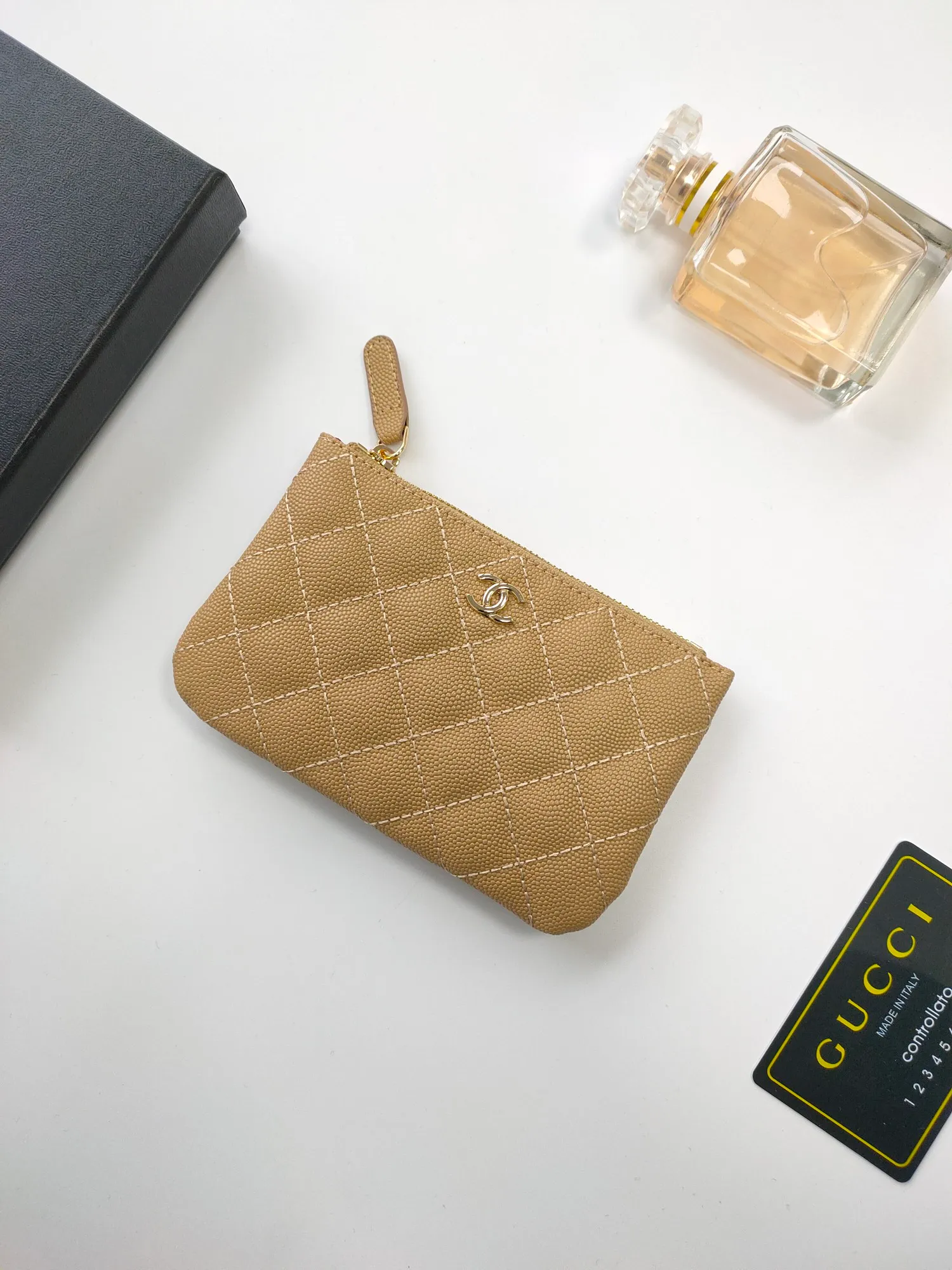 💰110💰CHANEL coin purse has arrived💦Model number A82365, leather hardware, exquisite details, complete package! Size 15*8.5cm