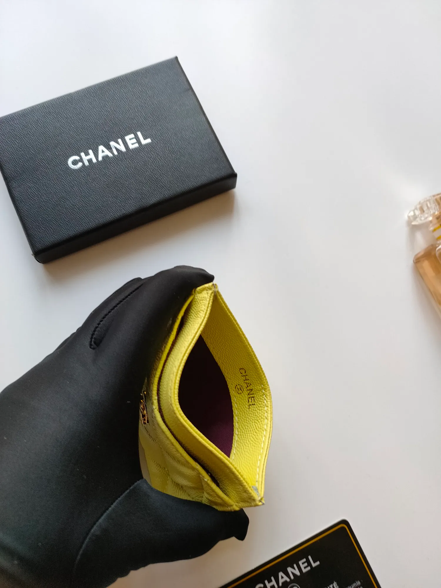 💰90 CHANEL Chanel counter classic card holder👍Model number: AP446 Made of caviar cowhide, size: 7.5×11.2×0.5cm 😍😍Fine workmanship and high-end quality