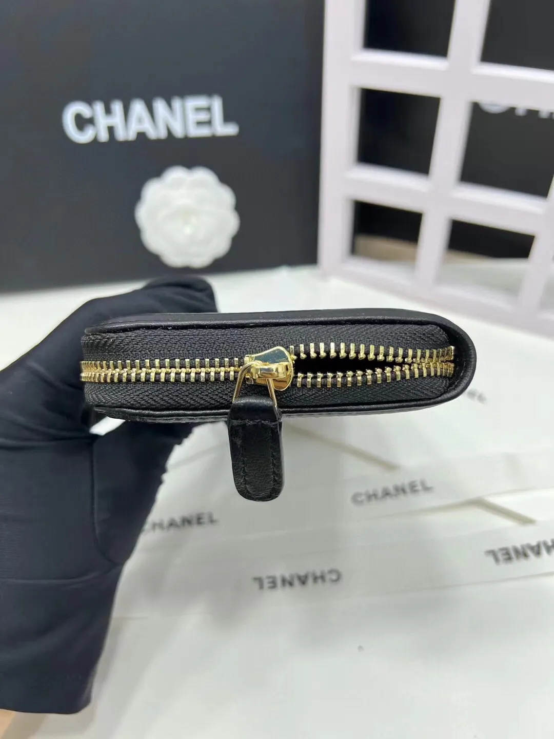 Upgraded version💋leboy series small grain ball grain cowhide vs sheepskin🍃gold and silver buckle.Chanel 🆕new color snap button 20% off long wallet, [satisfied][satisfied] original order quality exquisite lock buckle, exquisite stitching workmanship 8 card slots with the latest packaging 80286🍃Size: 19cm💰180