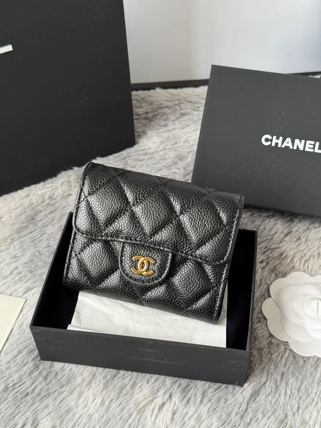 💰360💰Upgraded version of CHANEL. Classic cf card holder 💦Model No. A31504 Top-grade leather hardware, rhombus pattern. Original quality! The details are so beautiful and the complete package! Size 8.5*12.5*2.5 color as shown in the picture