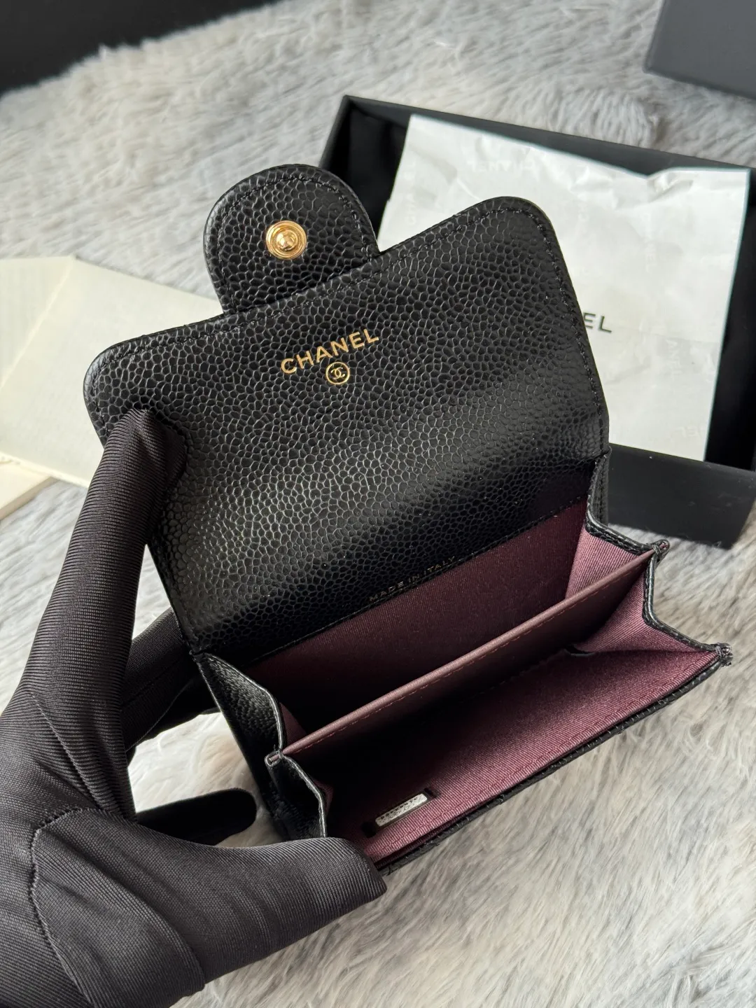 💰360💰Upgraded version of CHANEL. Classic cf card holder 💦Model No. A31504 Top-grade leather hardware, rhombus pattern. Original quality! The details are so beautiful and the complete package! Size 8.5*12.5*2.5 color as shown in the picture