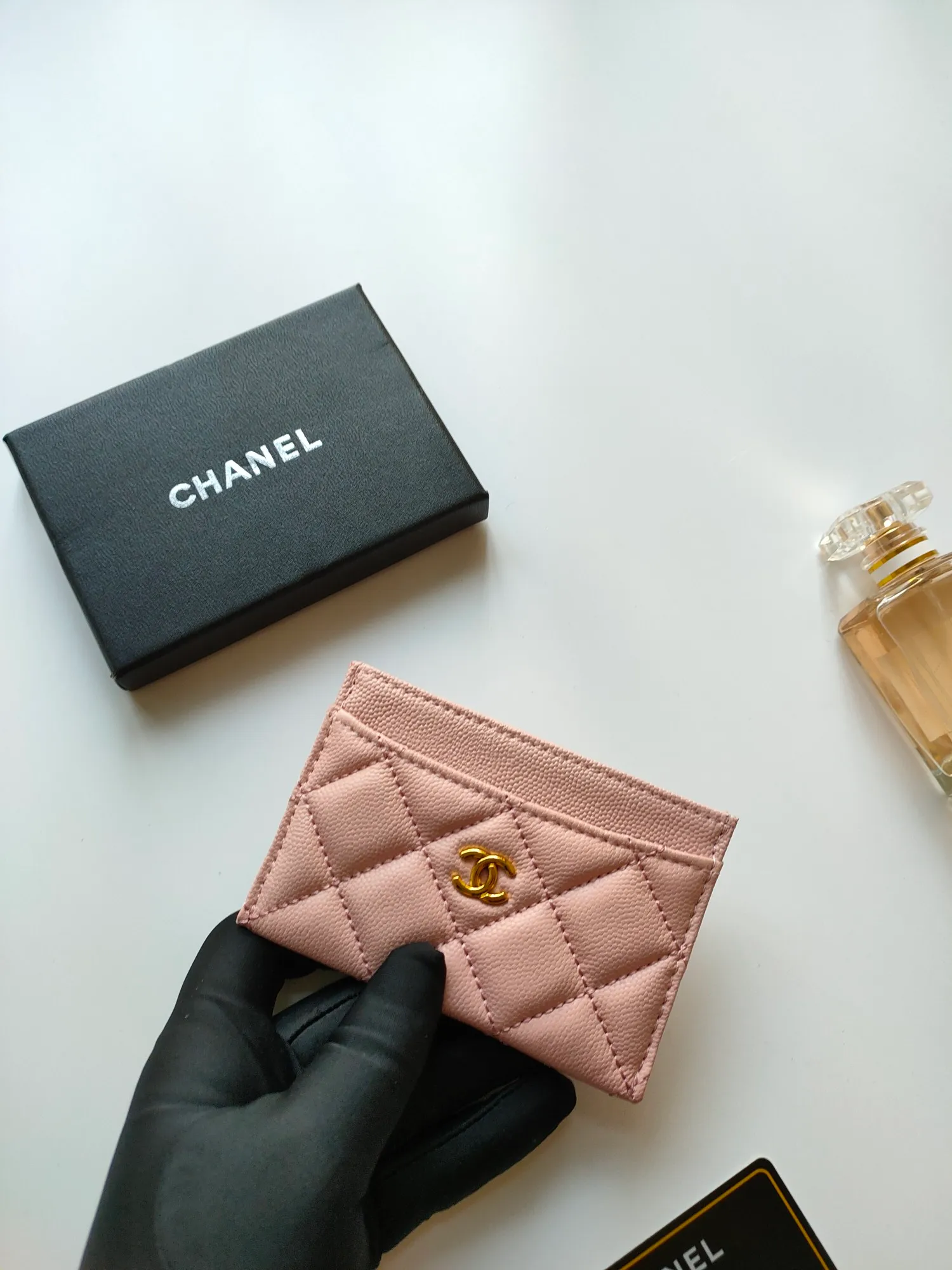 💰90 CHANEL Chanel counter classic card holder👍Model number: AP446 Made of caviar cowhide, size: 7.5×11.2×0.5cm 😍😍Fine workmanship and high-end quality