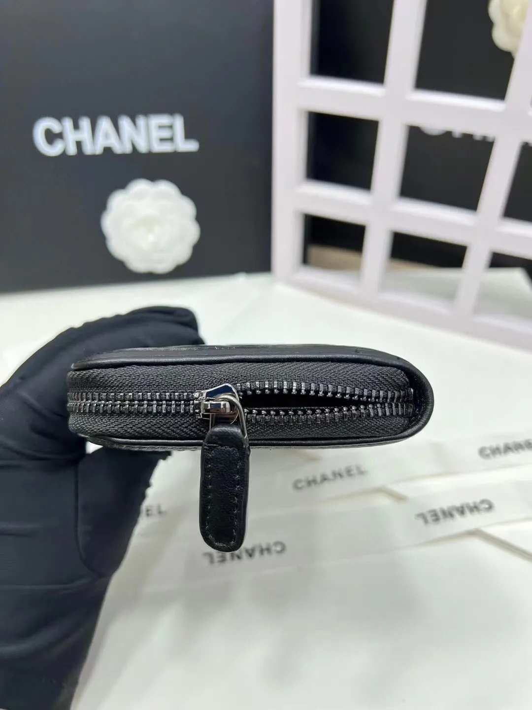 Upgraded version💋leboy series small grain ball grain cowhide vs sheepskin🍃gold and silver buckle.Chanel 🆕new color snap button 20% off long wallet, [satisfied][satisfied] original order quality exquisite lock buckle, exquisite stitching workmanship 8 card slots with the latest packaging 80286🍃Size: 19cm💰180