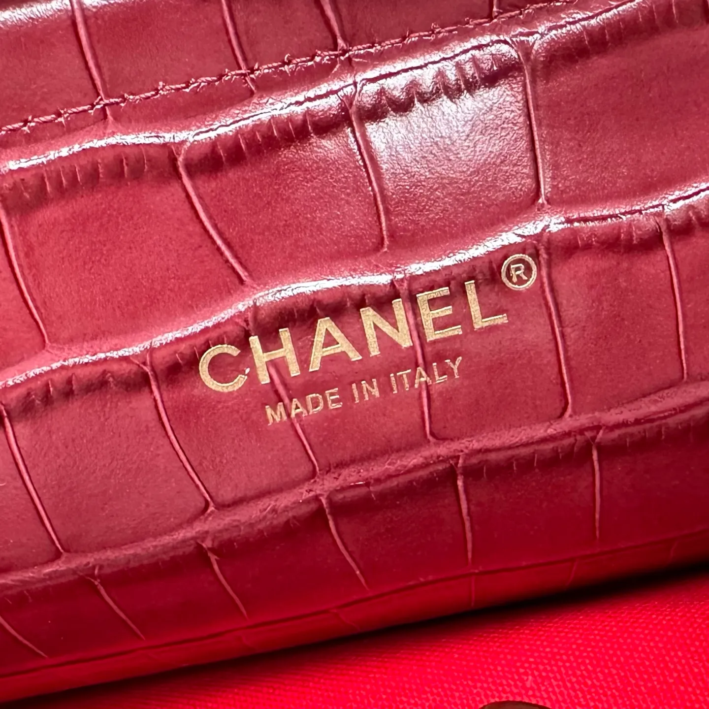 All Categories Chanel Women's Bags (Chanel) Chanel Original 6428 Crocodile Embossed Leather