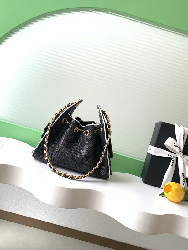 All Categories Official Website "Brand Women's Bags" Women's Bags 💙 Chanel 2026 New CHANEL Straw Bucket Bag
