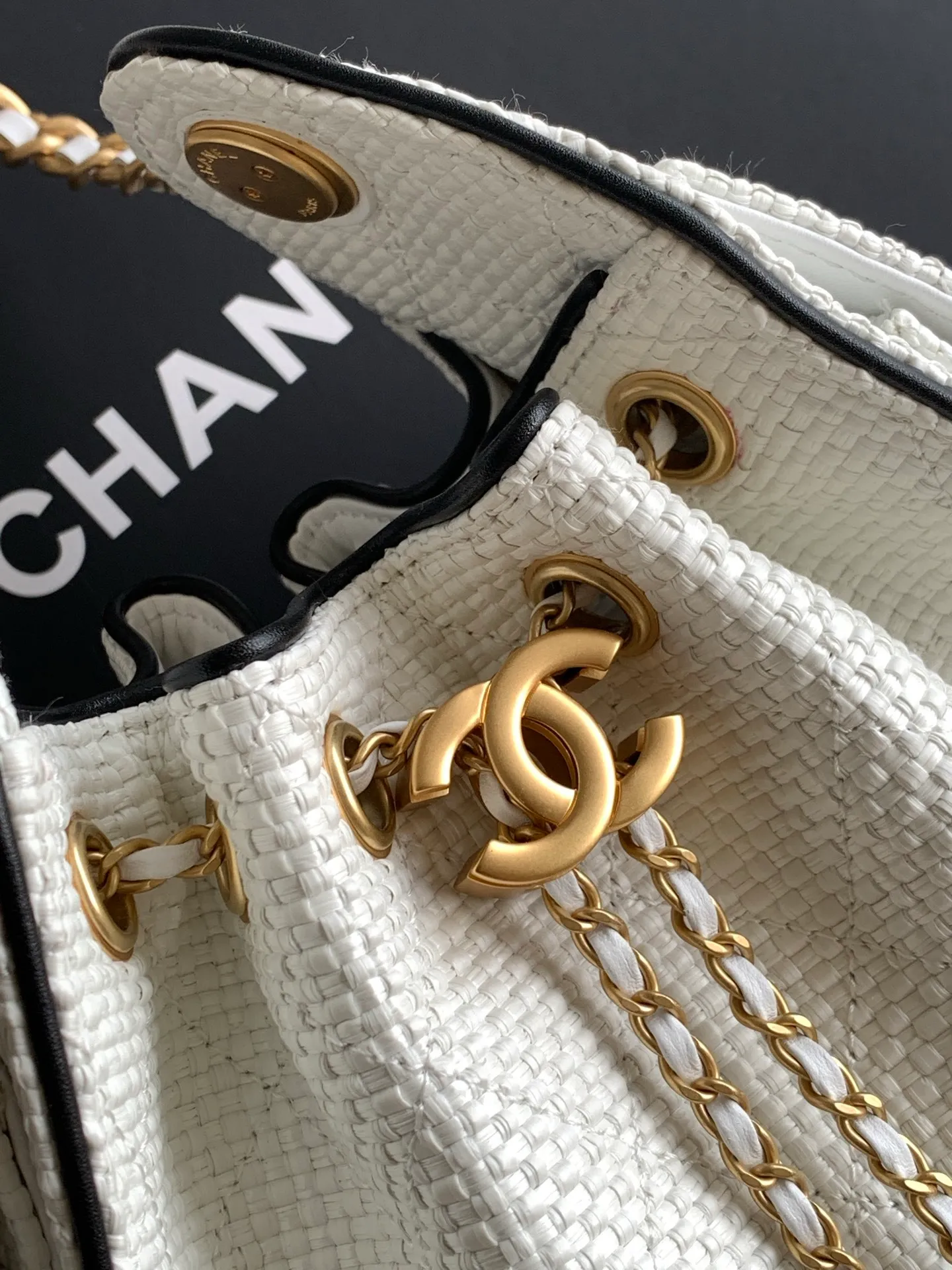 All Categories Official Website "Brand Women's Bags" Women's Bags 💙 Chanel 2026 New CHANEL Straw Bucket Bag