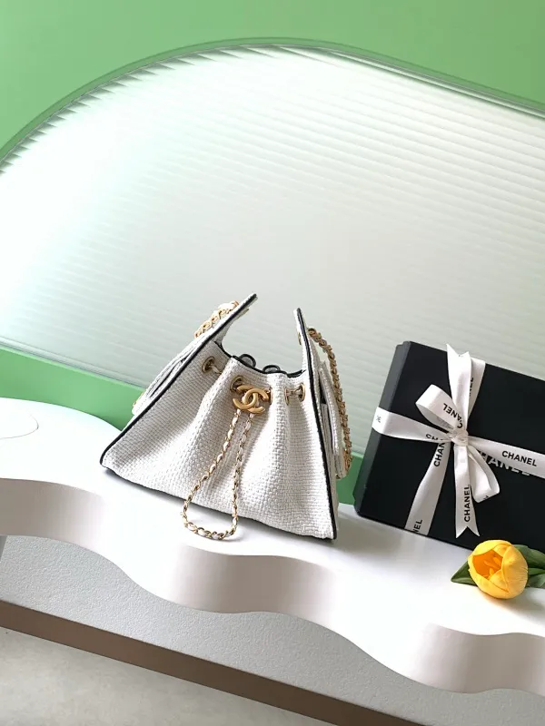 All Categories Official Website "Brand Women's Bags" Women's Bags 💙 Chanel 2026 New CHANEL Straw Bucket Bag