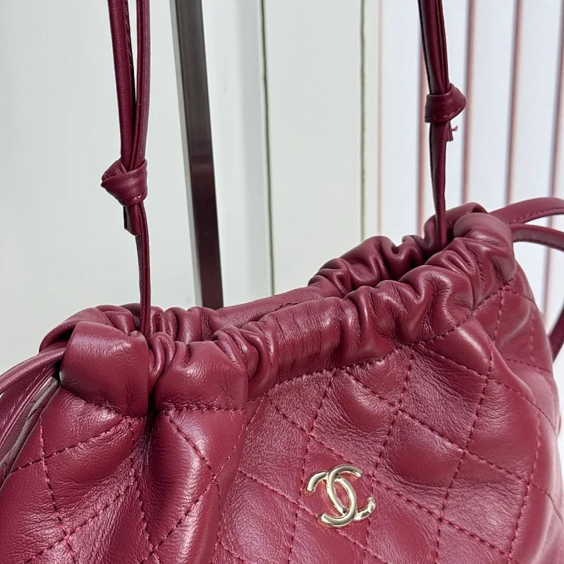 All Categories Official Website "Brand Women's Bags" Women's Bags 💙 Chanel 2026 Official Website CHANEL Diamond Drawstring Bucket Bag
