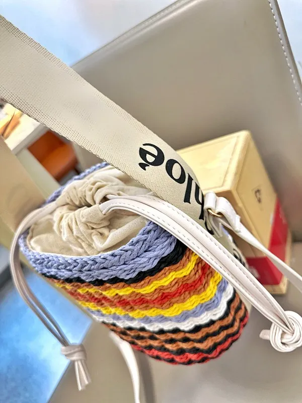 All Categories Official Website "Brand Women's Bags" Women's Bags 💙 Chloe 2023 New Chloe Straw Vegetable Basket Wholesale