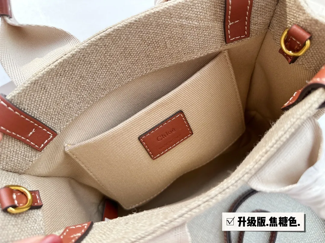All Categories Official Website "Brand Women's Bags" Women's Bags 💙 Chloe 2023 New Chloe Canvas Tote Bag Wholesale