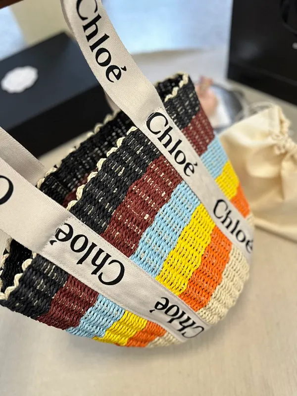 All Categories Official Website "Brand Women's Bags" Women's Bags 💙 Chloe 2023 New Chloe Straw Vegetable Basket Wholesale