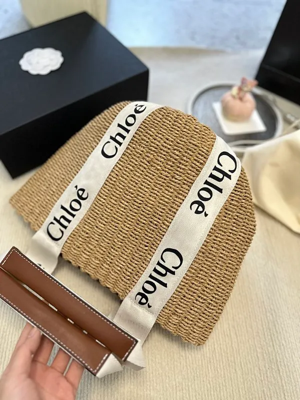 All Categories Official Website "Brand Women's Bags" Women's Bags 💙 Chloe 2023 New Chloe Straw Vegetable Basket Wholesale