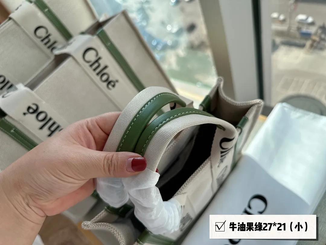 All Categories Official Website "Brand Women's Bags" Women's Bags 💙 Chloe 2023 New Chloe Canvas Tote Bag Wholesale