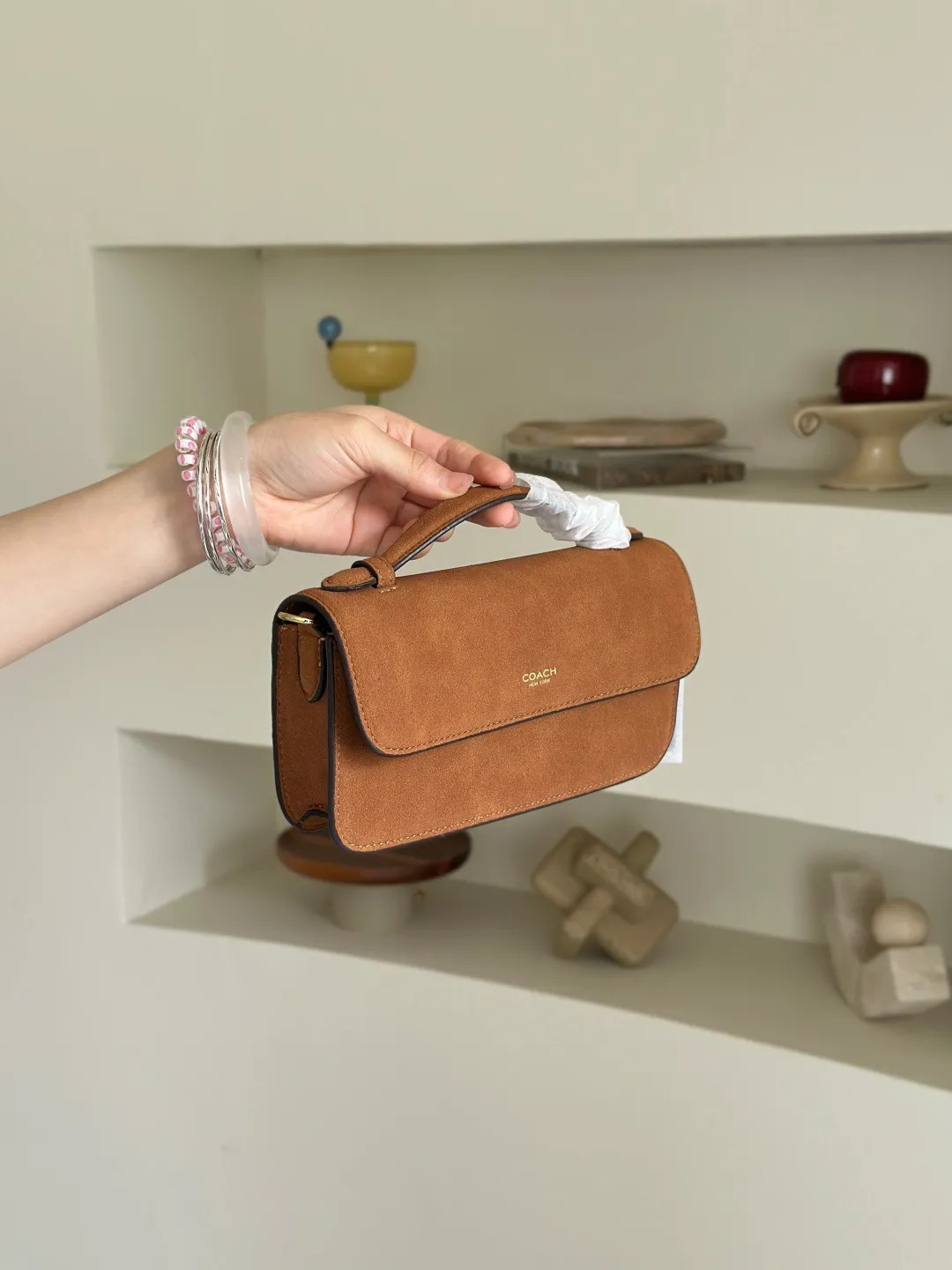 All Categories Official Website "Brand Women's Bags" Women's Bags 💙 COACH 2026 New COACHElora Handheld Underarm Bag