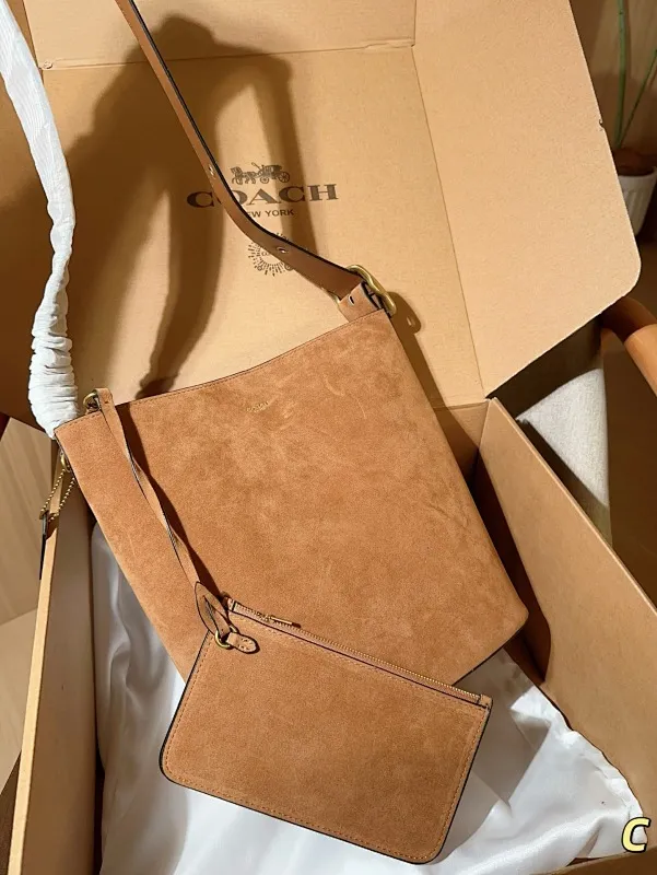 All Categories Official Website "Brand Women's Bags" Women's Bags 💙 COACH 2025 New COACH Bucket Bag