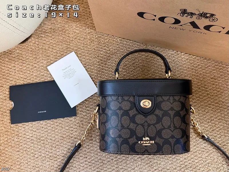 All Categories Official Website "Brand Women's Bags" Women's Bags 💙 COACH 2026 New COACH Presbyopia Box Bag