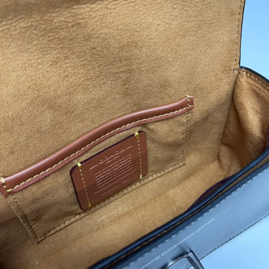 Top original order, batch 480💰Coach new Coach baguette bag, leather crossbody bag [Rose][Rose] model CE331 women's bag STUDIO BAGUETTE, size: 20*10*7[Fireworks][Fireworks][Fireworks]