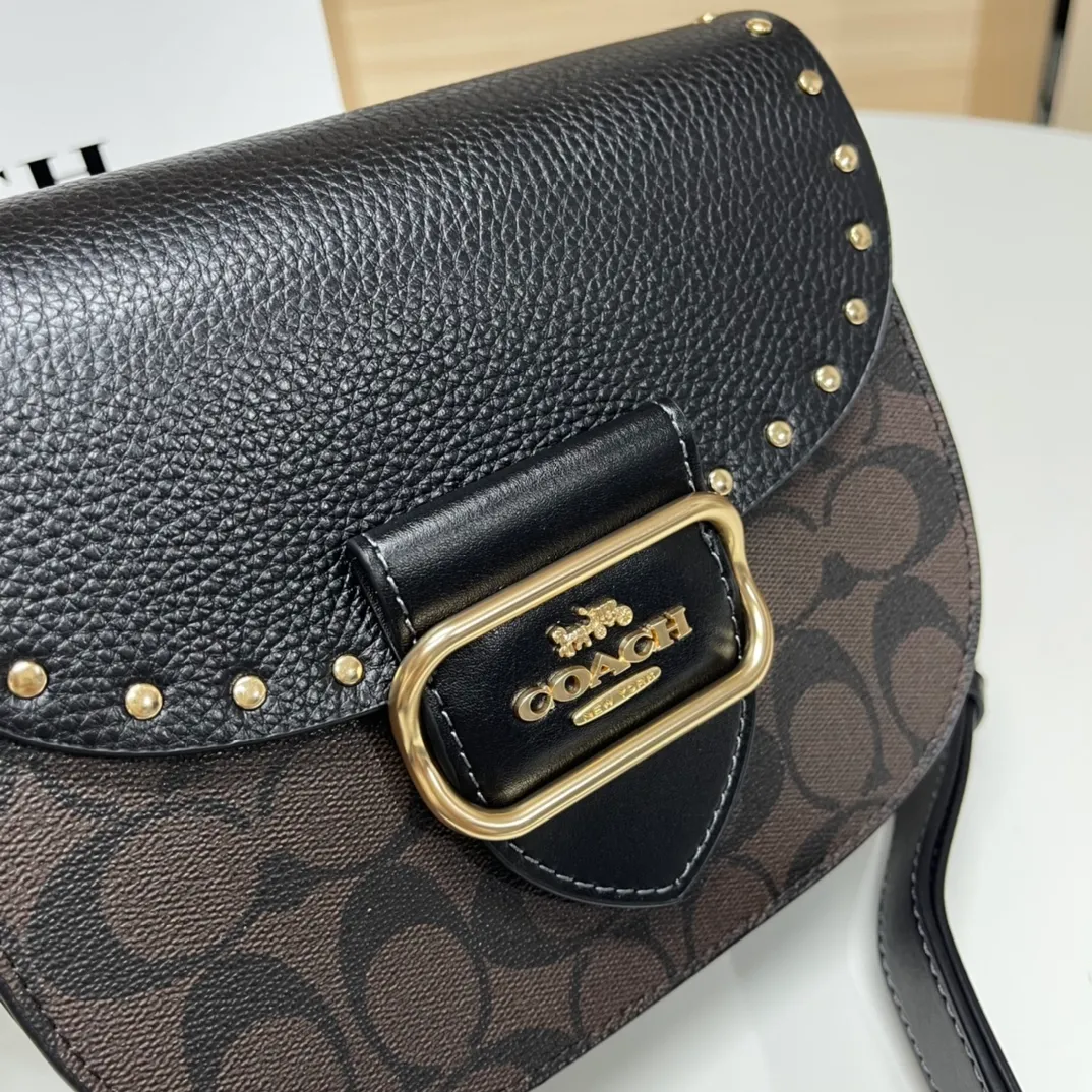 Top original order batch 530💰Coach/Coach new model❤, item number CE565, ce567.C Ole ladies classic logo canvas KLEO No. 17 shoulder bag autumn and winter new product luxury and noble 🤞 size 19.5X17X7