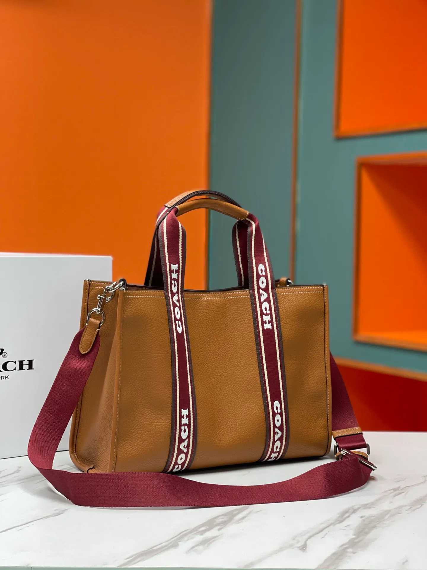 Top original order batch 460💰COACH/Coach new shopping bag counter synchronization model CM067 _SVCAH2023 new size 36X25X13