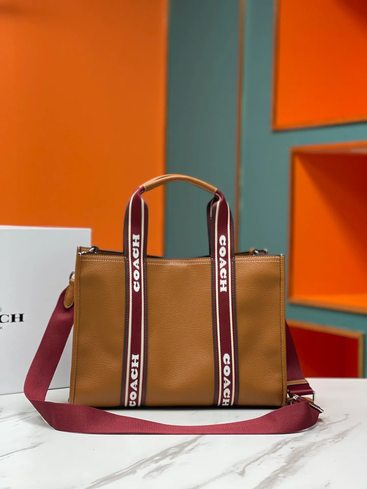 Top original order batch 460💰COACH/Coach new shopping bag counter synchronization model CM067 _SVCAH2023 new size 36X25X13
