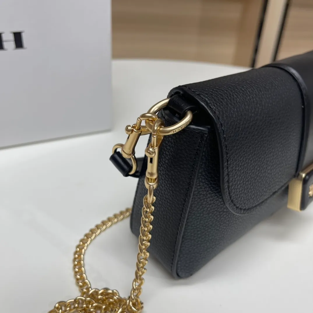 Batch 420💰COACH Classic Outlet New GRACE flip shoulder crossbody bag for women, model CC033. Size: 22X12.5X5.5