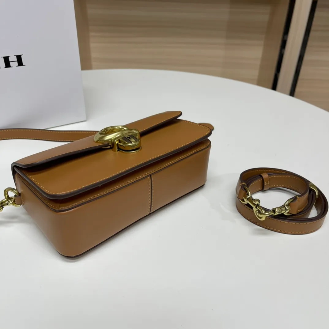 Batch 480💰Coach’s new Coach baguette leather crossbody bag [Rose][Rose] model CE331 women’s bag STUDIO BAGUETTE, size: 20*10*7[Fireworks][Fireworks][Fireworks]