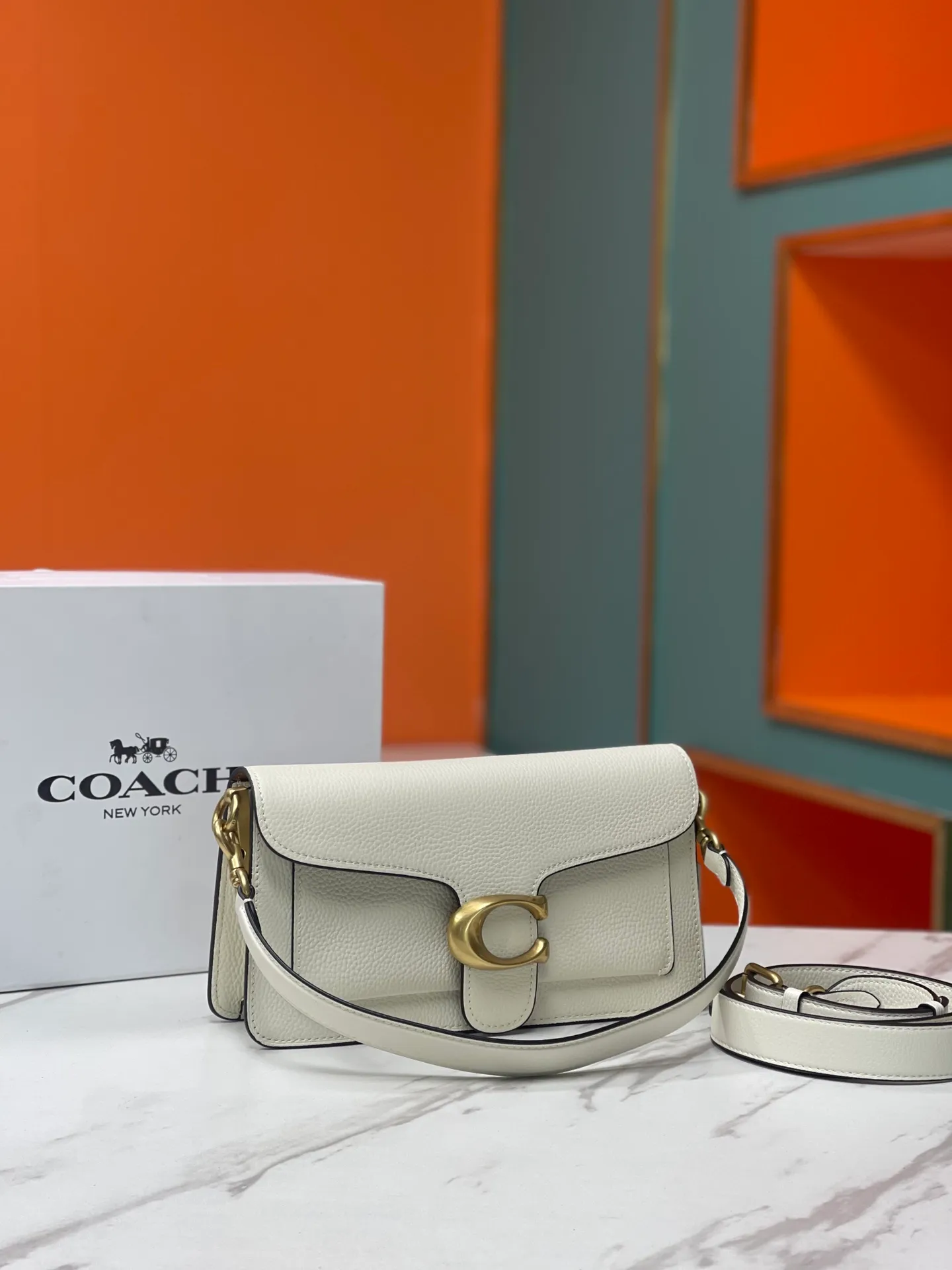 520💰Original coach/Coach💃Model 73995. First-layer cowhide new Dionysus bag Tabby series, envelope bag handbag, size: 26*15*7.5cm., 🌸