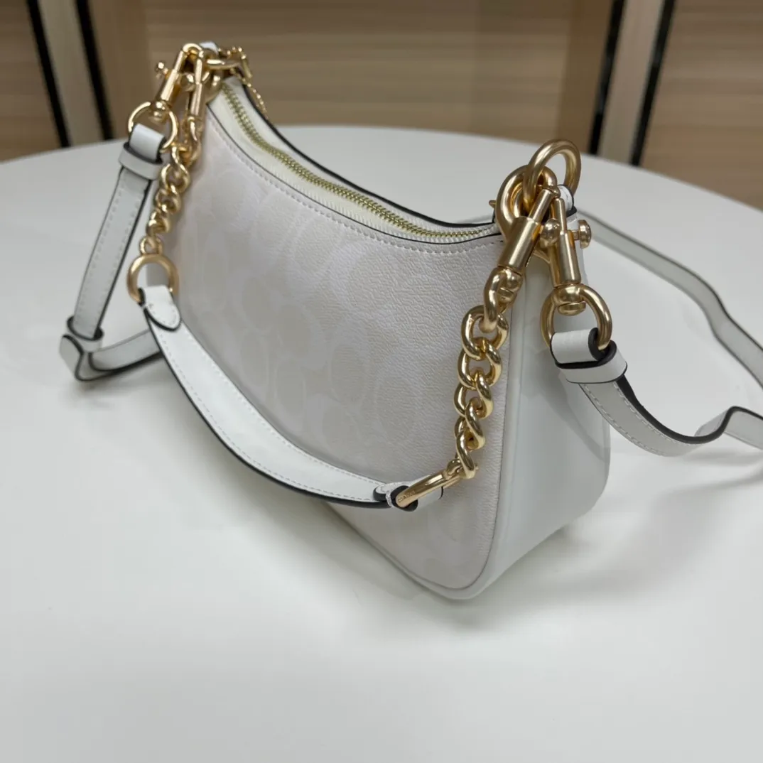 Top original order batch 380💰coach/Coach new armpit bag new model in stock. Model 548, 209, 173. C's Outlet women's bag color-blocked TERI shoulder bag. . DETAILS details Material: cow leather 2 credit card slots Built-in multi-function pocket Top zipper closure, fabric lining Detachable handle with vertical length of 21cm Detachable shoulder strap with vertical length of 58cm, can be used for shoulder or crossbody Dimensions: 24.5cm (length) × 15.5cm (height) 7.5cm (width),