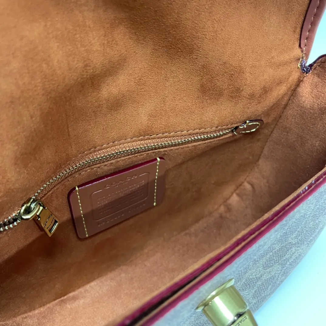 Top original order batch 460💰coach/Coach new ca094. Willow Saddle vintage saddle bag crossbody bag, 2 shoulder straps can be matched with different styles, can be salty or sweet, super classic and beautiful ~ 22x17x7.5cm