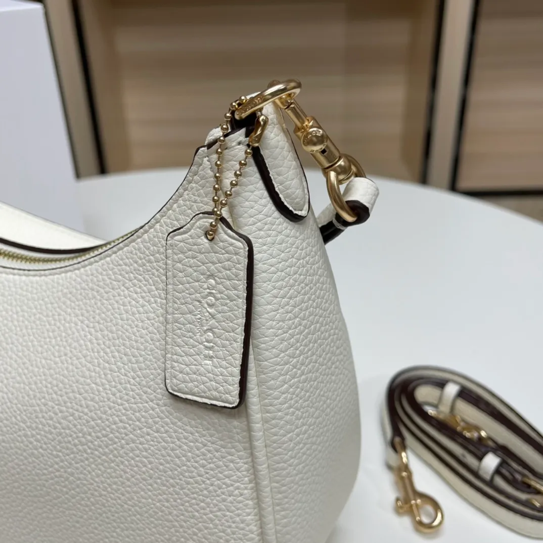 Top original order batch 430💰COACH/Coach official outlet style women's leather college style single shoulder crossbody handbag armpit bag. Model CJ517. 29 X23 X23