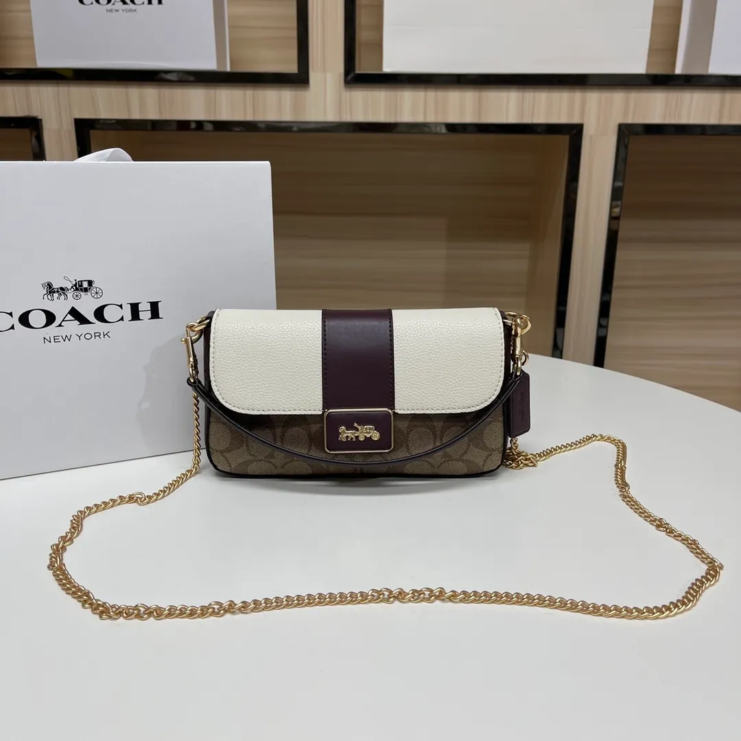 Top original order, batch 420💰COACH classic outlet new GRACE clamshell shoulder crossbody bag for women, model CC033. Size: 22X12.5X5.5