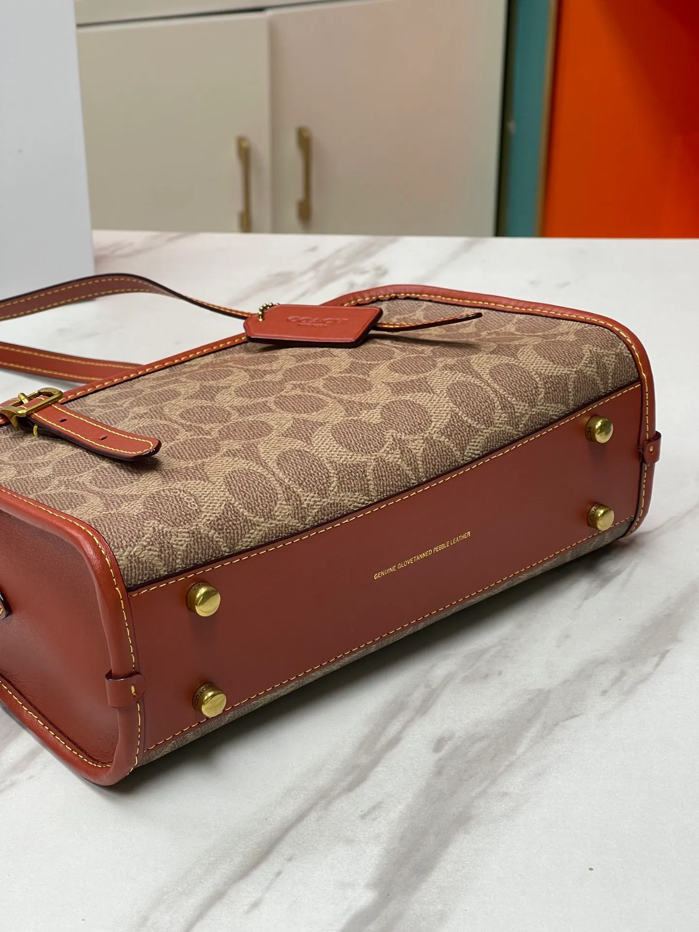 Top original order batch 420💰coach/Coach new October new product CM580 Swing Zip handbag, exquisite and versatile, especially recommended, very cost-effective, 25X15X8