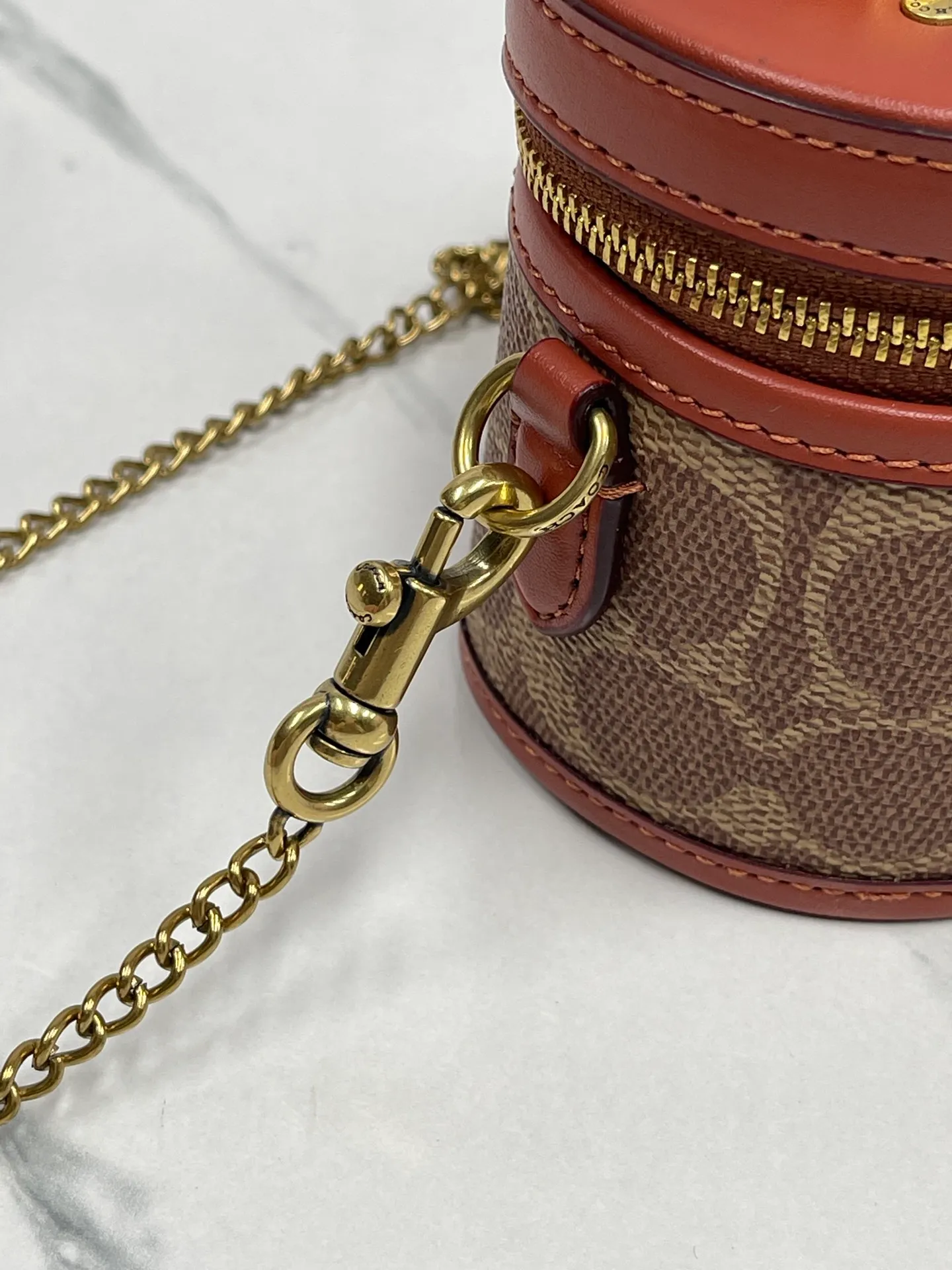 Batch 440💰coach/Coach’s new trail12 mini box bag CE769, cowhide, original hardware, C-shaped zipper, can hold lipstick card bag, car keys and loose powder, size 11.5x9x7.5cm,