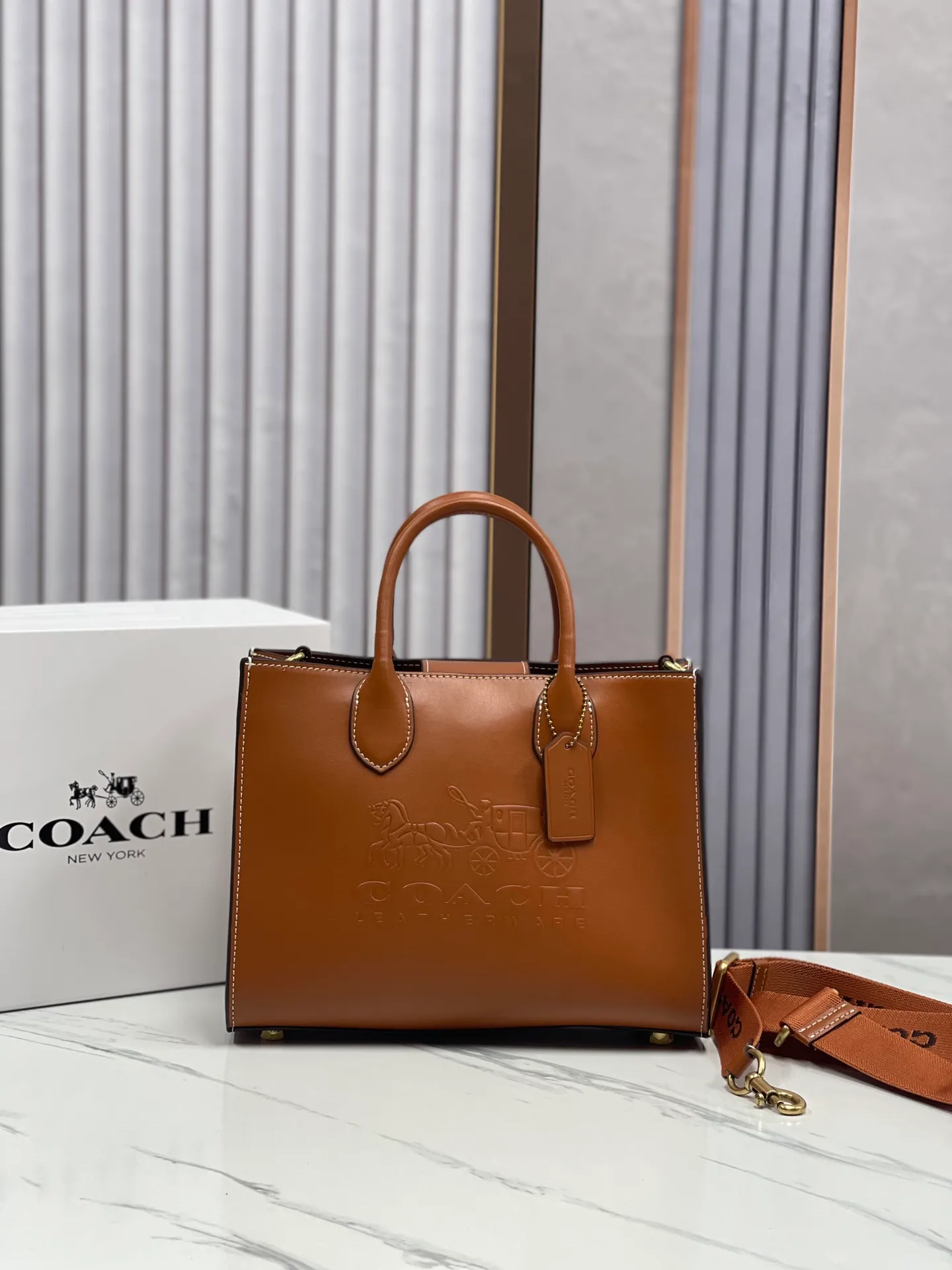 Top original order batch 460💰coach/Coach new model CR681 counter new ACE carriage pattern women's tote bag single shoulder crossbody handheld tote bag double shoulder strap design size: 26X20.5X12