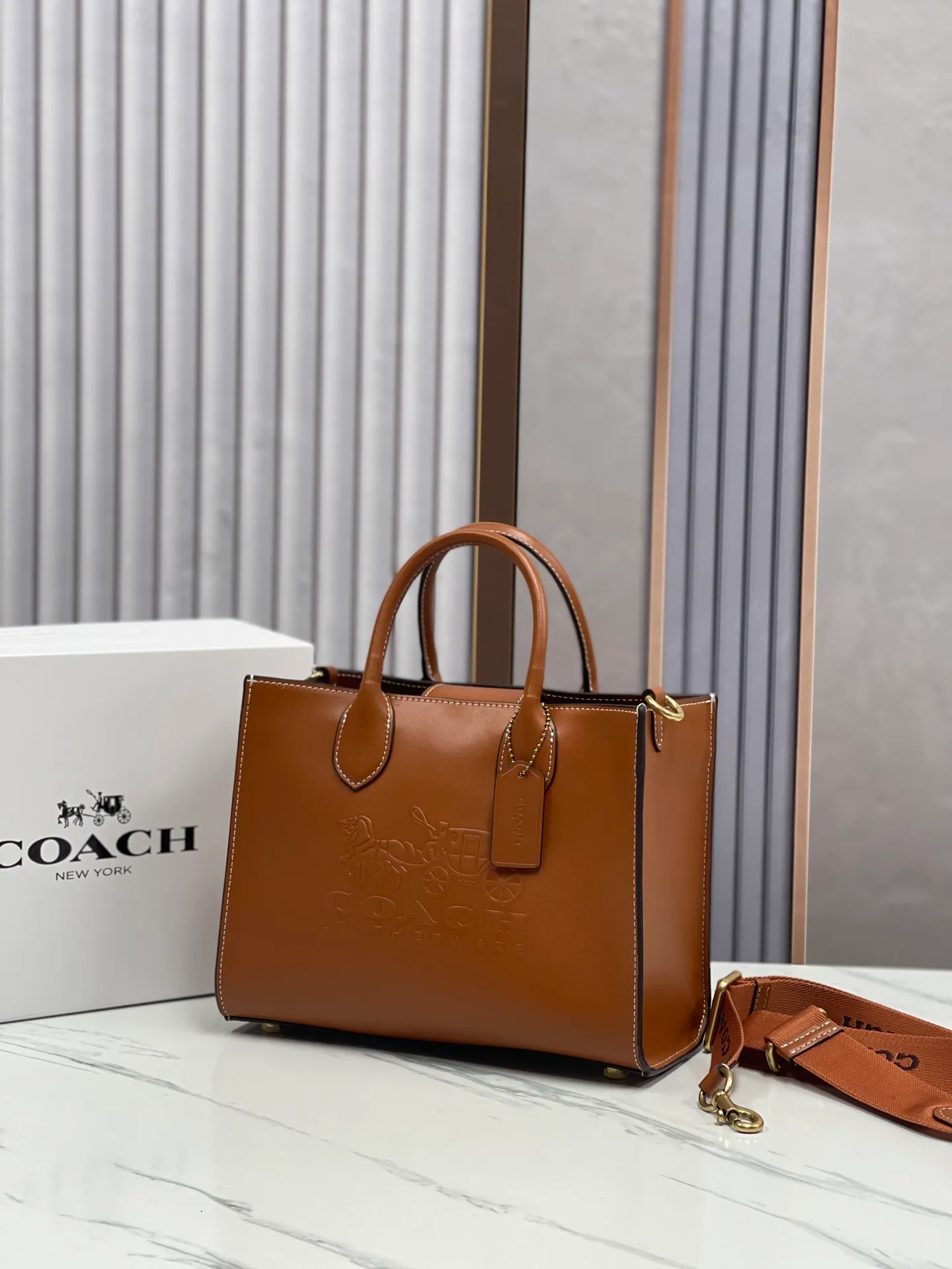 Top original order batch 460💰coach/Coach new model CR681 counter new ACE carriage pattern women's tote bag single shoulder crossbody handheld tote bag double shoulder strap design size: 26X20.5X12