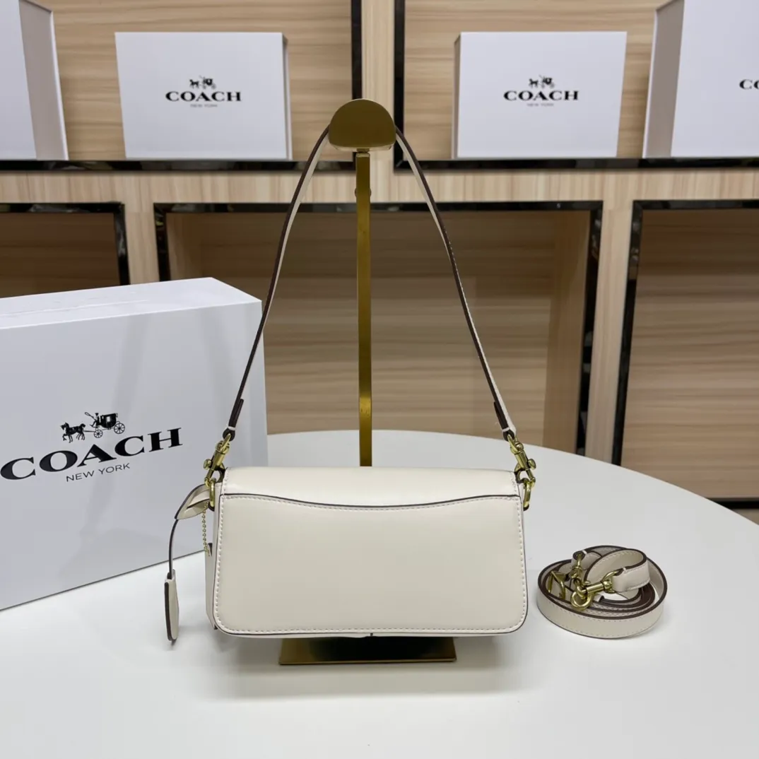 Top original order, batch 480💰Coach new Coach baguette bag, leather crossbody bag [Rose][Rose] model CE331 women's bag STUDIO BAGUETTE, size: 20*10*7[Fireworks][Fireworks][Fireworks]